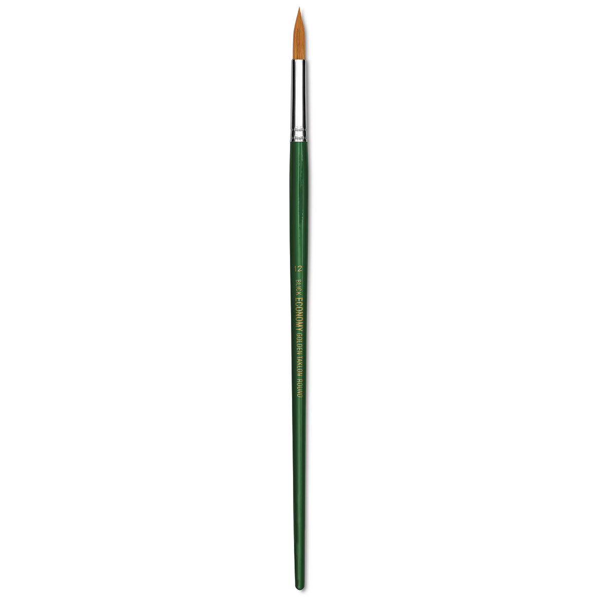 Blick Economy Golden Taklon Brush - Round, Long Handle, Size 12