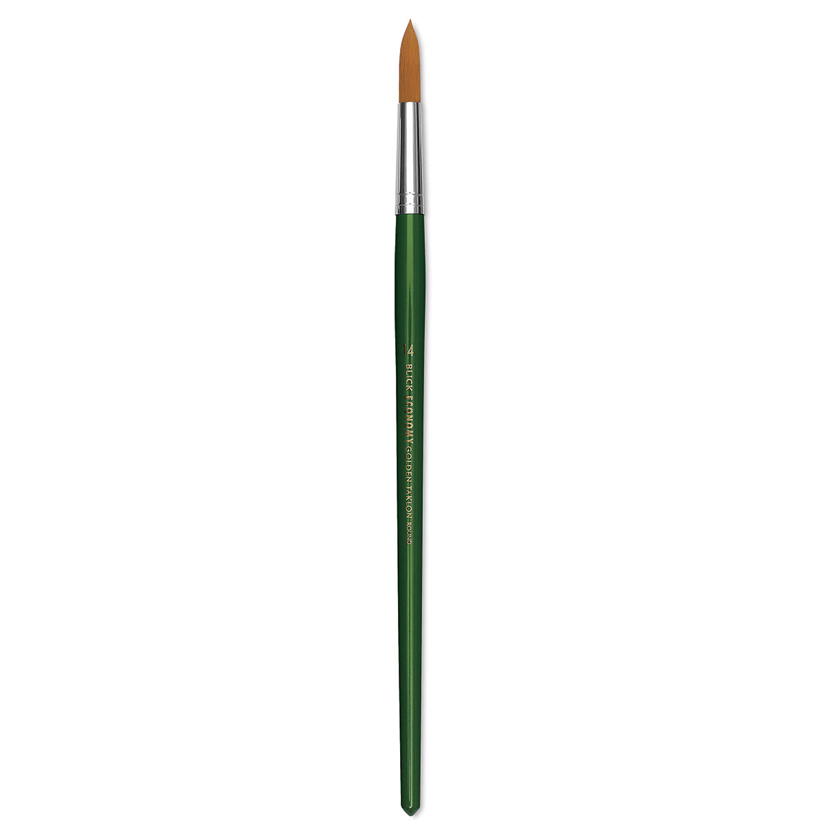 Blick Economy Golden Taklon Brush - Round, Long Handle, Size 14
