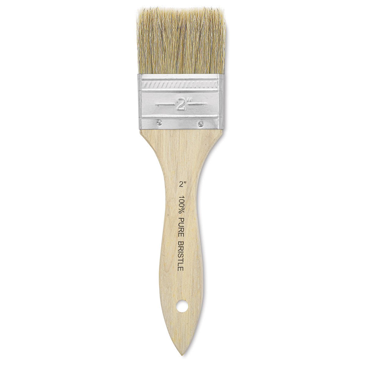 Blick Economy White Bristle Brush - Gesso, 2"