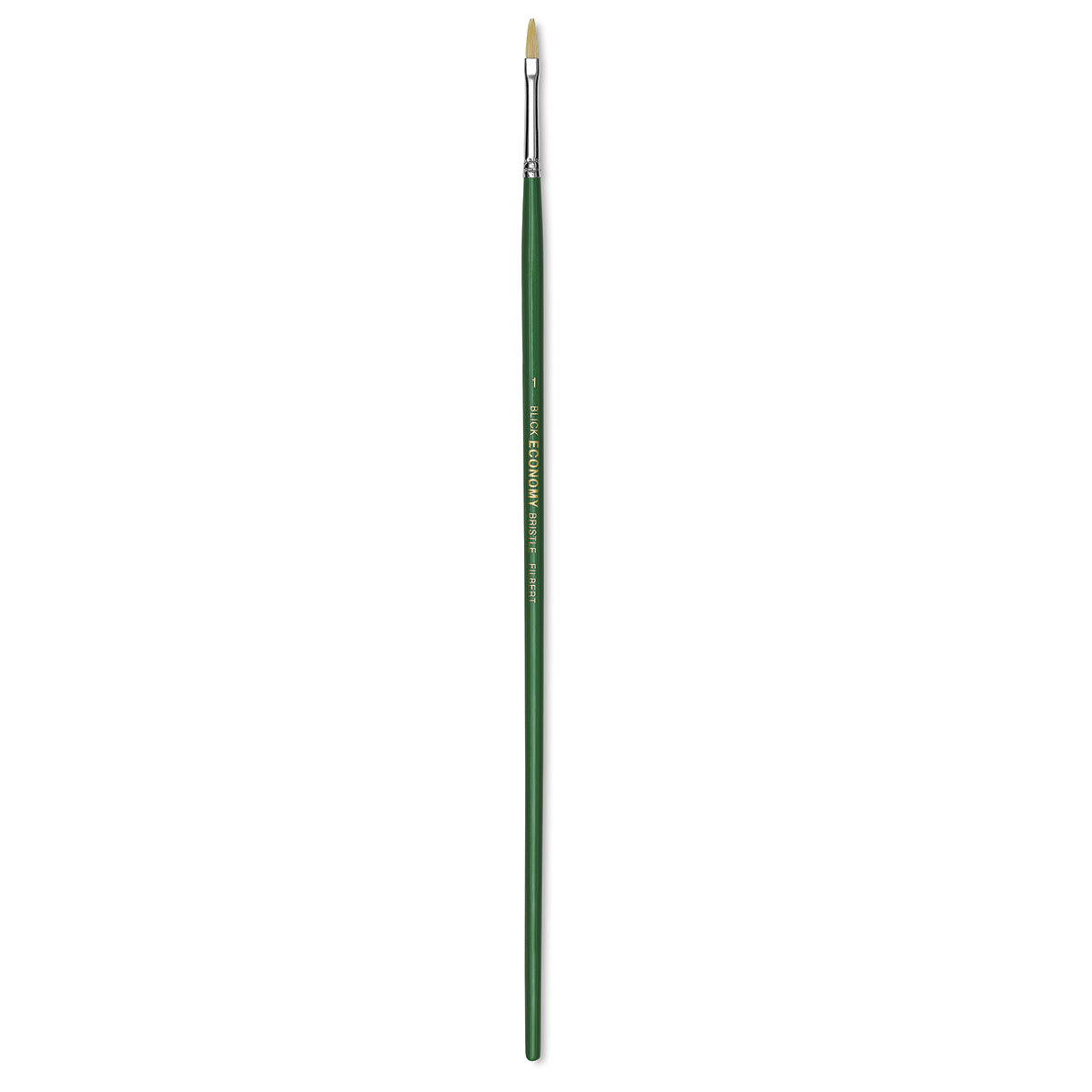 Blick Economy White Bristle Brush - Filbert, Size 1