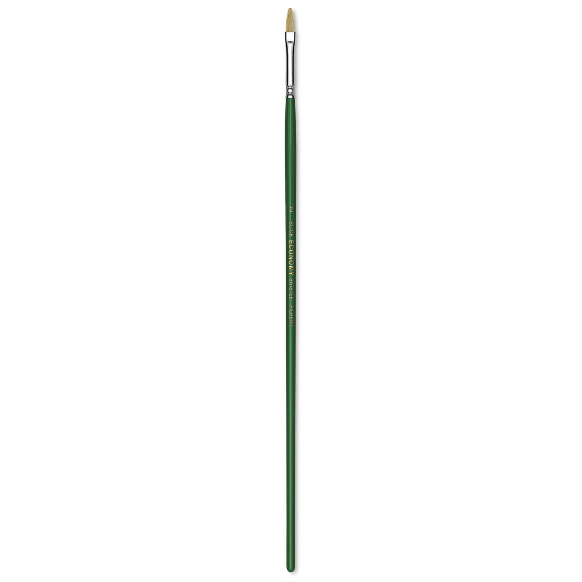 Blick Economy White Bristle Brush - Filbert, Size 2