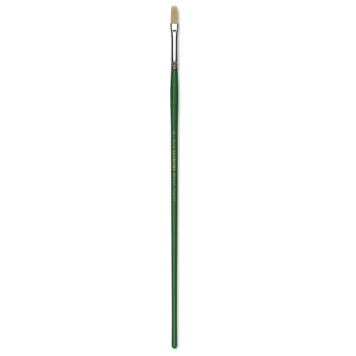 Blick Economy White Bristle Brush - Filbert, Size 6