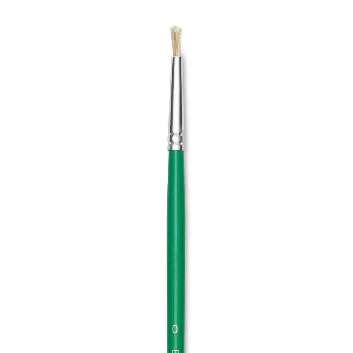 Blick Economy White Bristle Brush - Round, Size 0
