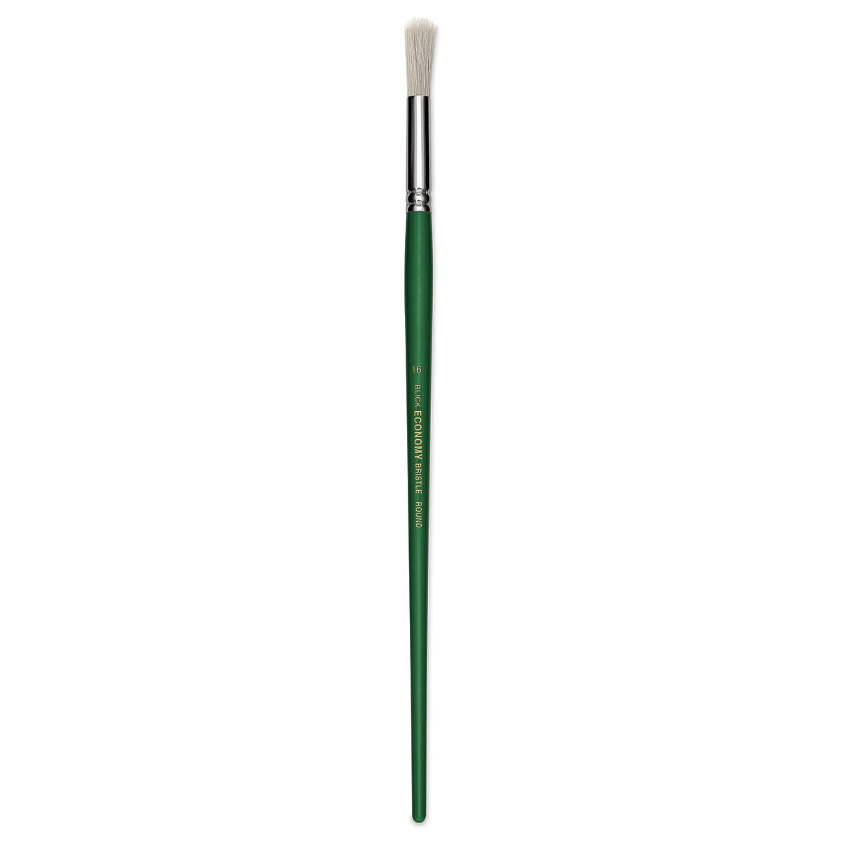 Blick Economy White Bristle Brush - Round, Size 16