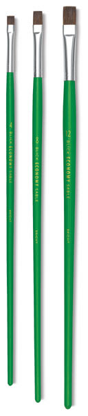 Blick Economy Sable Brushes - 3 Bright brushes upright