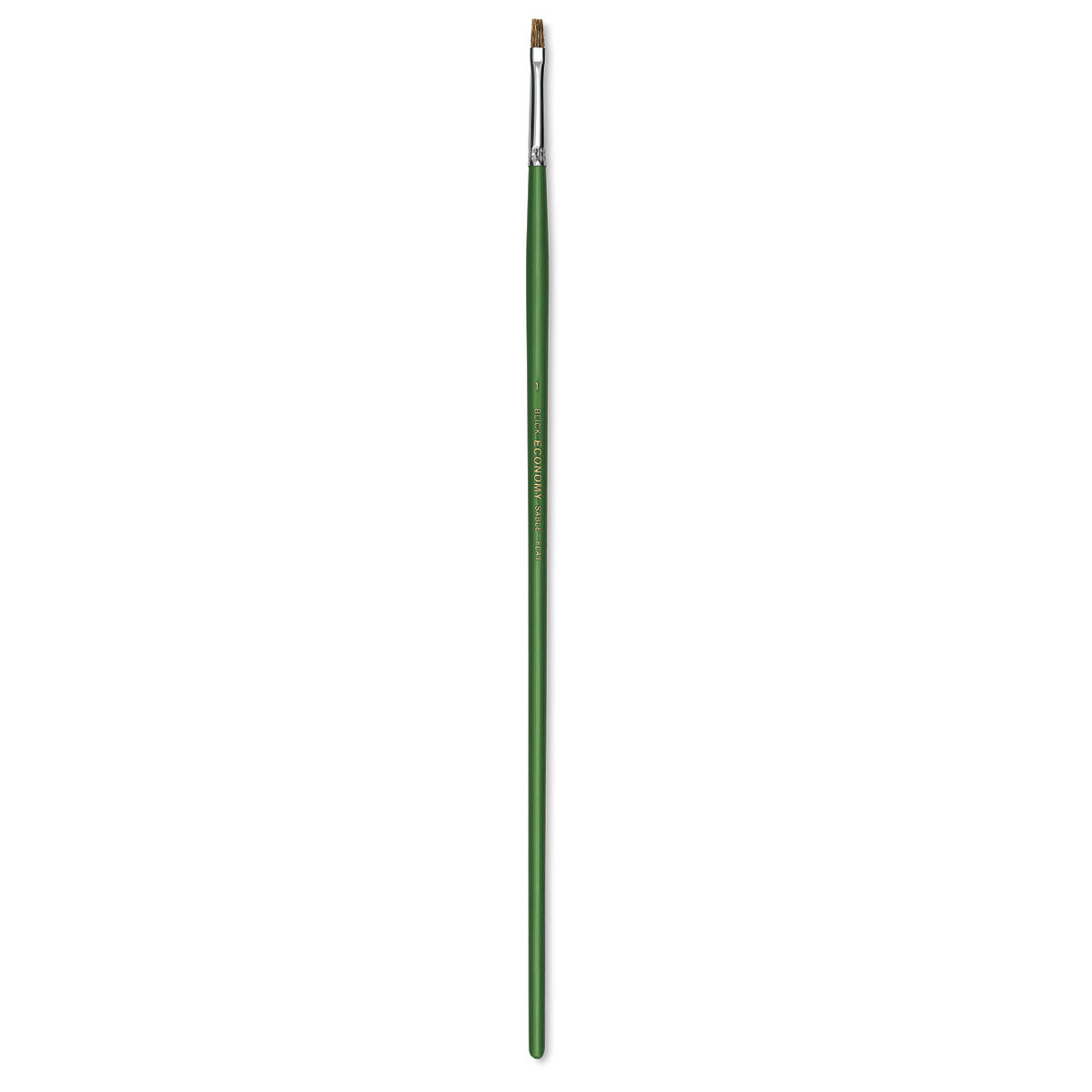 Blick Economy Sable Brush - Flat, Long Handle, Size 1
