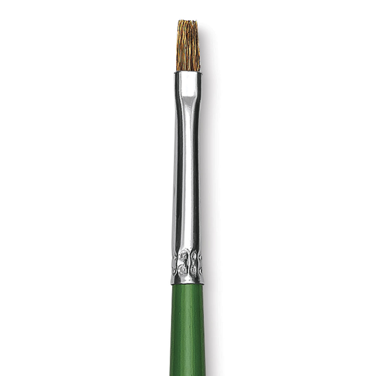 Blick Economy Sable Brush - Flat, Long Handle, Size 1 close up