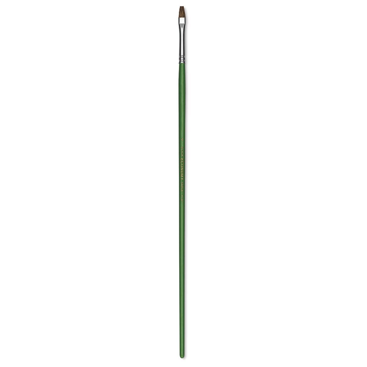 Blick Economy Sable Brush - Flat, Long Handle, Size 4