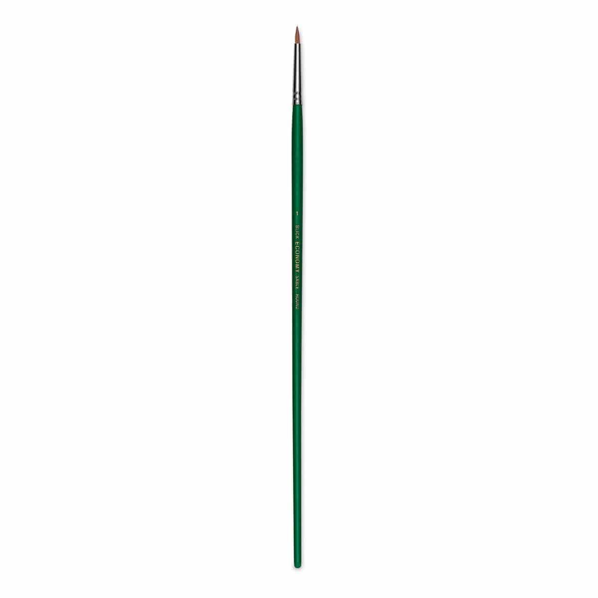 Blick Economy Sable Brush - Round, Long Handle, Size 1