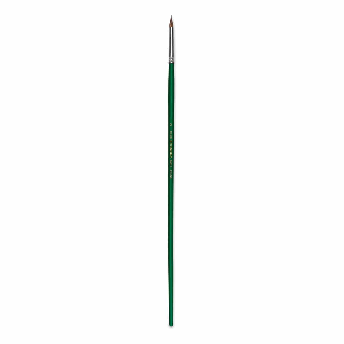 Blick Economy Sable Brush - Round, Long Handle, Size 2