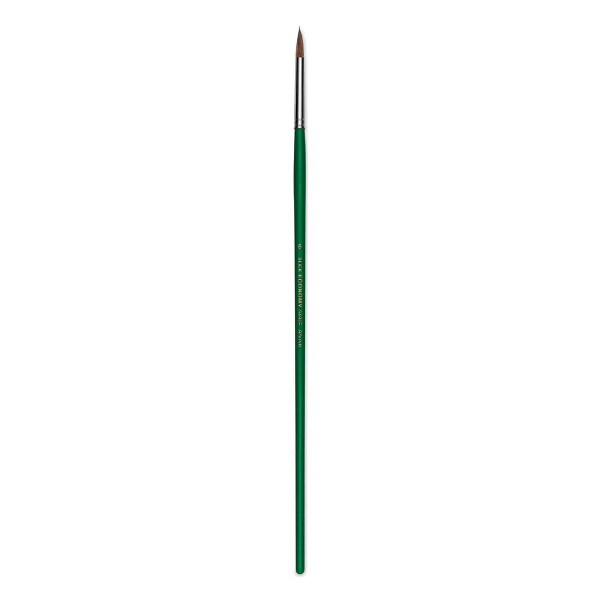 Blick Economy Sable Brush - Round, Long Handle, Size 6