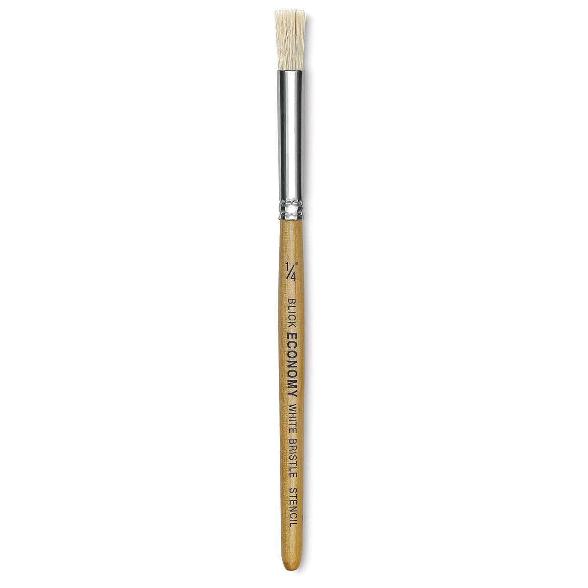 Blick Economy White Bristle Brush - Stencil, 1/4"