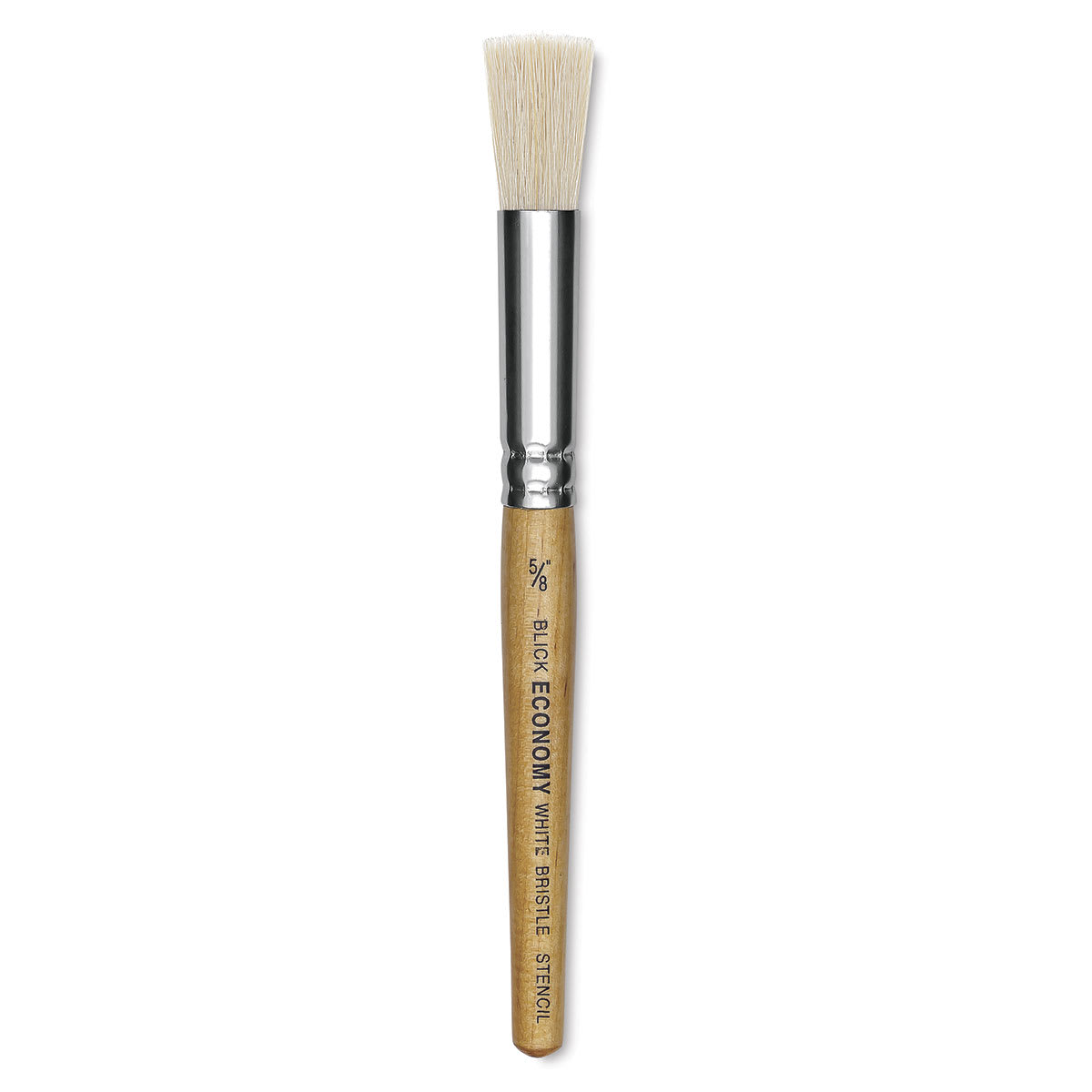 Blick Economy White Bristle Brush - Stencil, 5/8"
