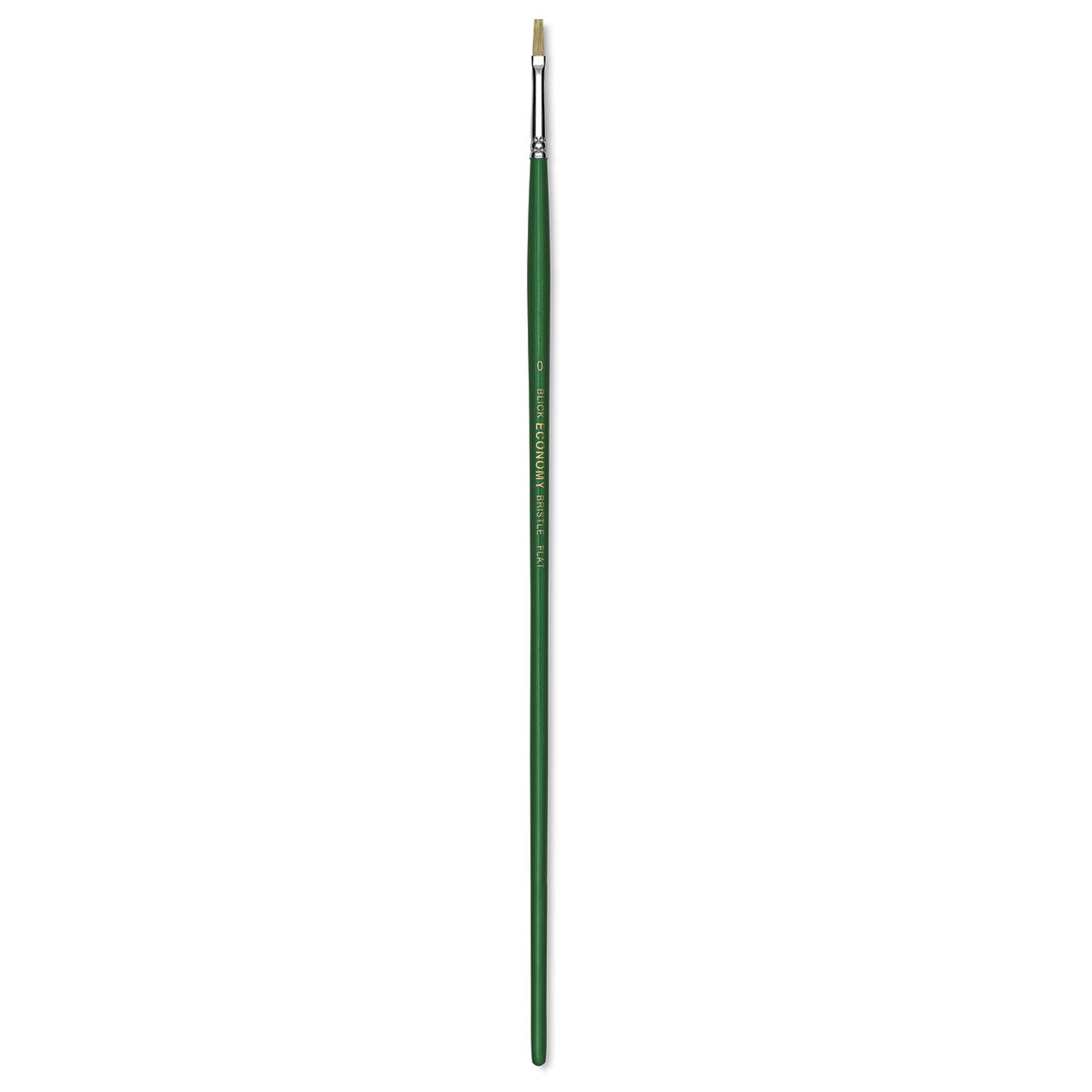 Blick Economy White Bristle Brush - Flat, Size 0
