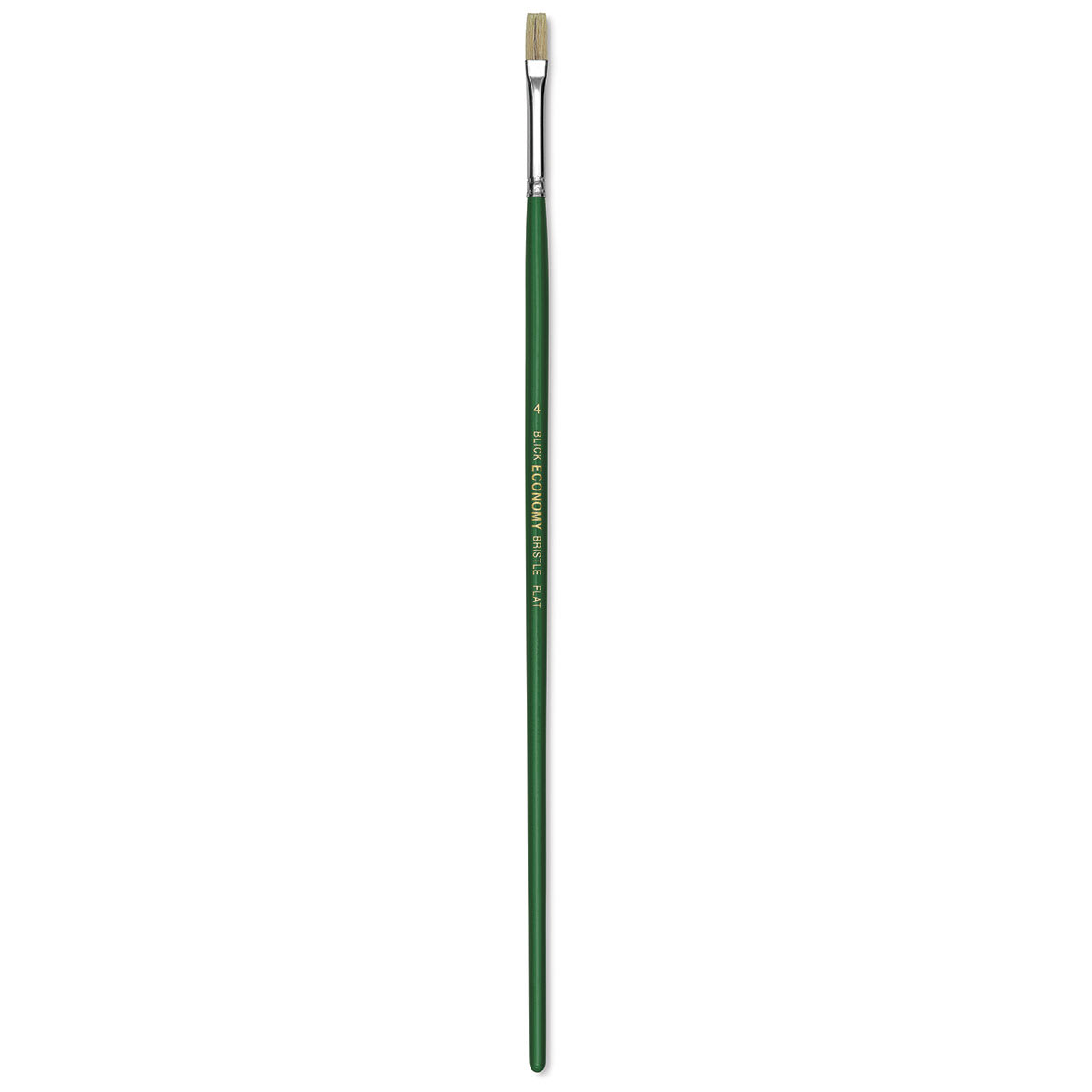 Blick Economy White Bristle Brush - Flat, Size 4