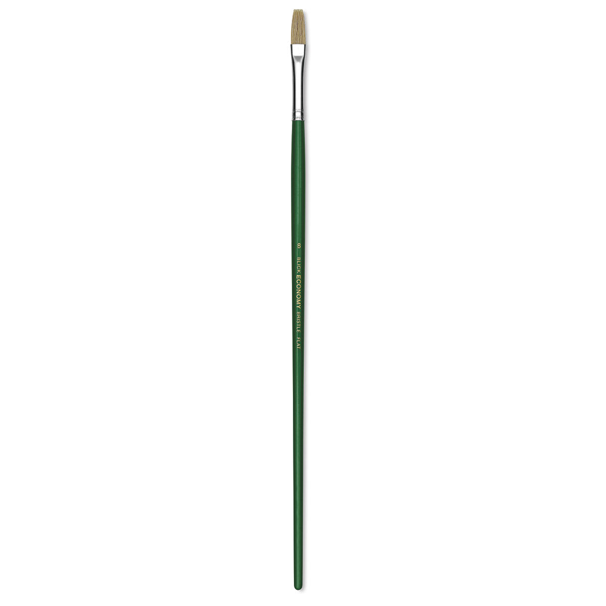 Blick Economy White Bristle Brush - Flat, Size 8