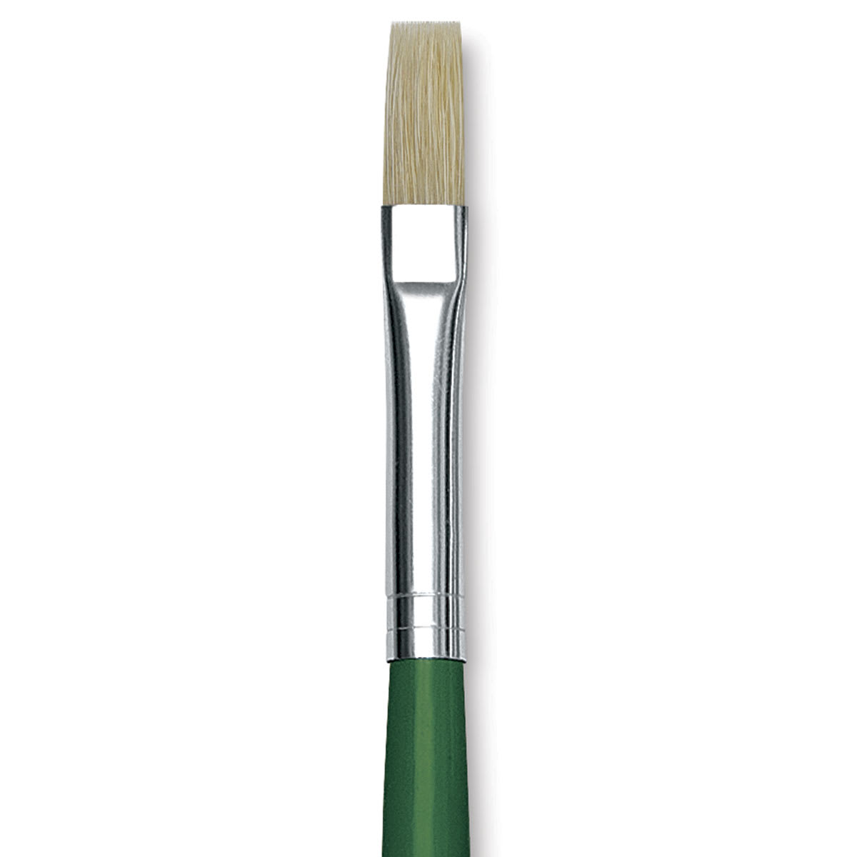 Blick Economy White Bristle Brush - Bright, Size 8 close up