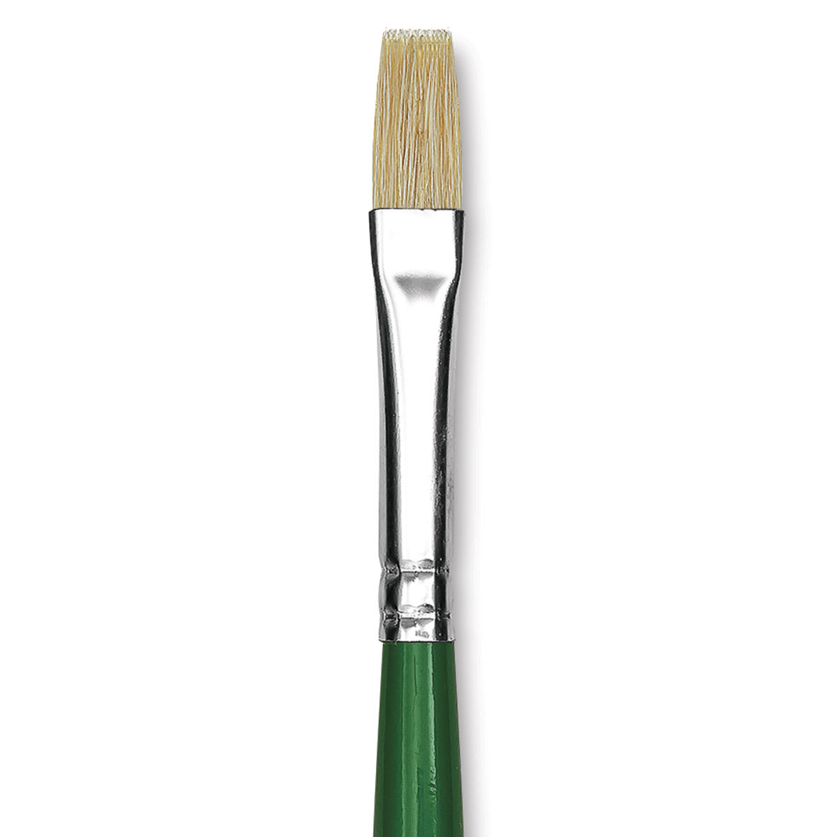 Blick Economy White Bristle Brush - Bright, Size 10 close up