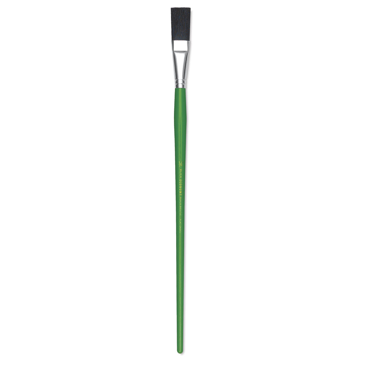 Blick Economy Black Bristle Brush - Easel Brush, Long Handle, 3/4"
