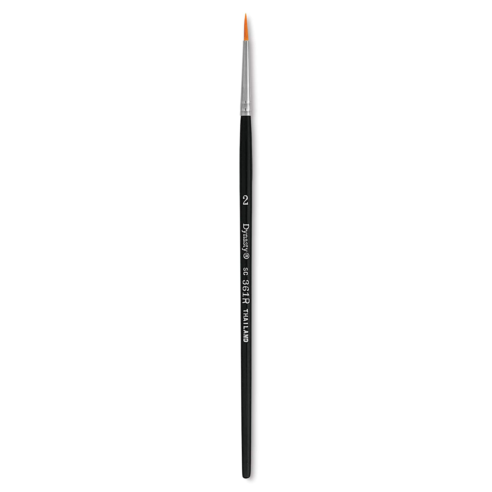 Dynasty Finest Golden Synthetic Brush - Round, Refill Brush, Size 2