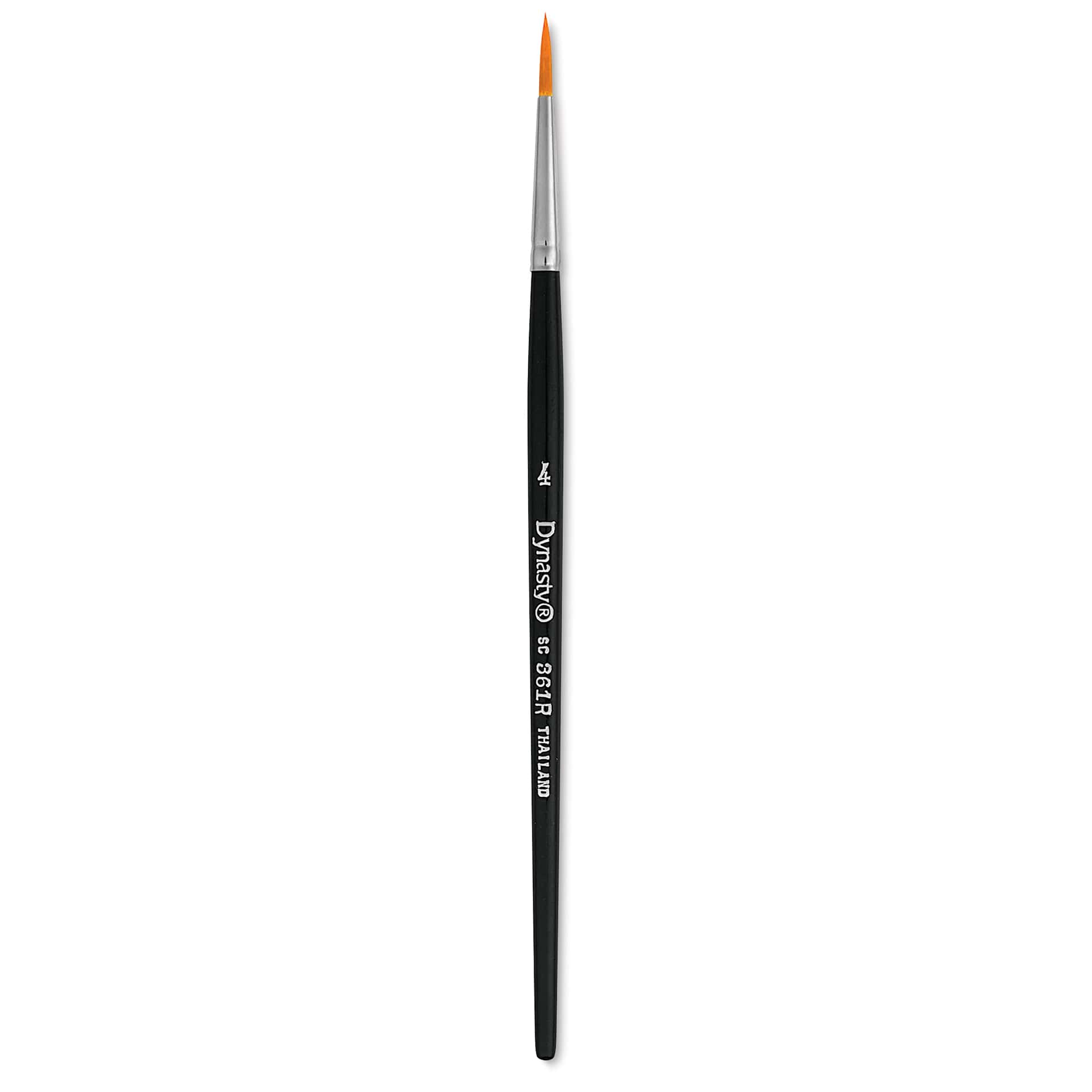 Dynasty Finest Golden Synthetic Brush - Round, Refill Brush, Size 4