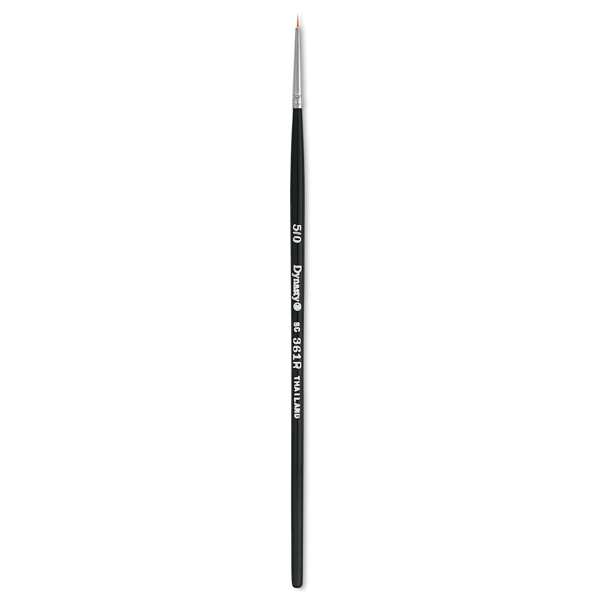 Dynasty Finest Golden Synthetic Brush - Round, Refill Brush, 5/0