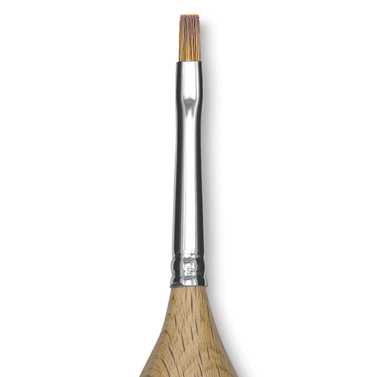 Blick Egg Handled Brush - Flat, Size 4 close up