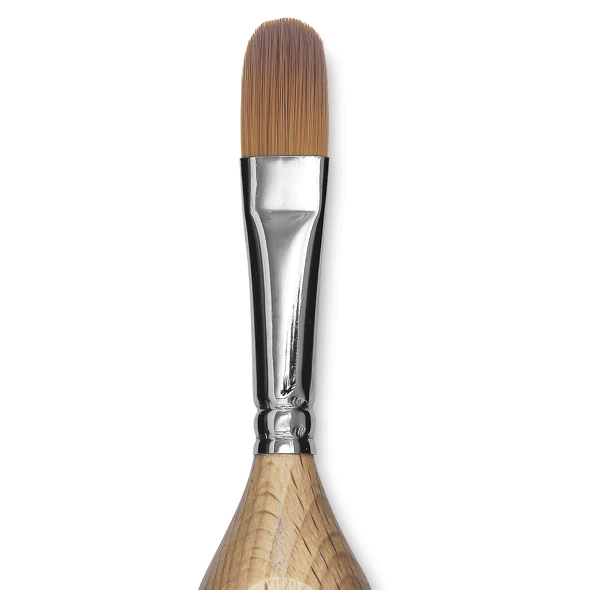 Blick Egg Handled Brush - Filbert, Size 12 close up