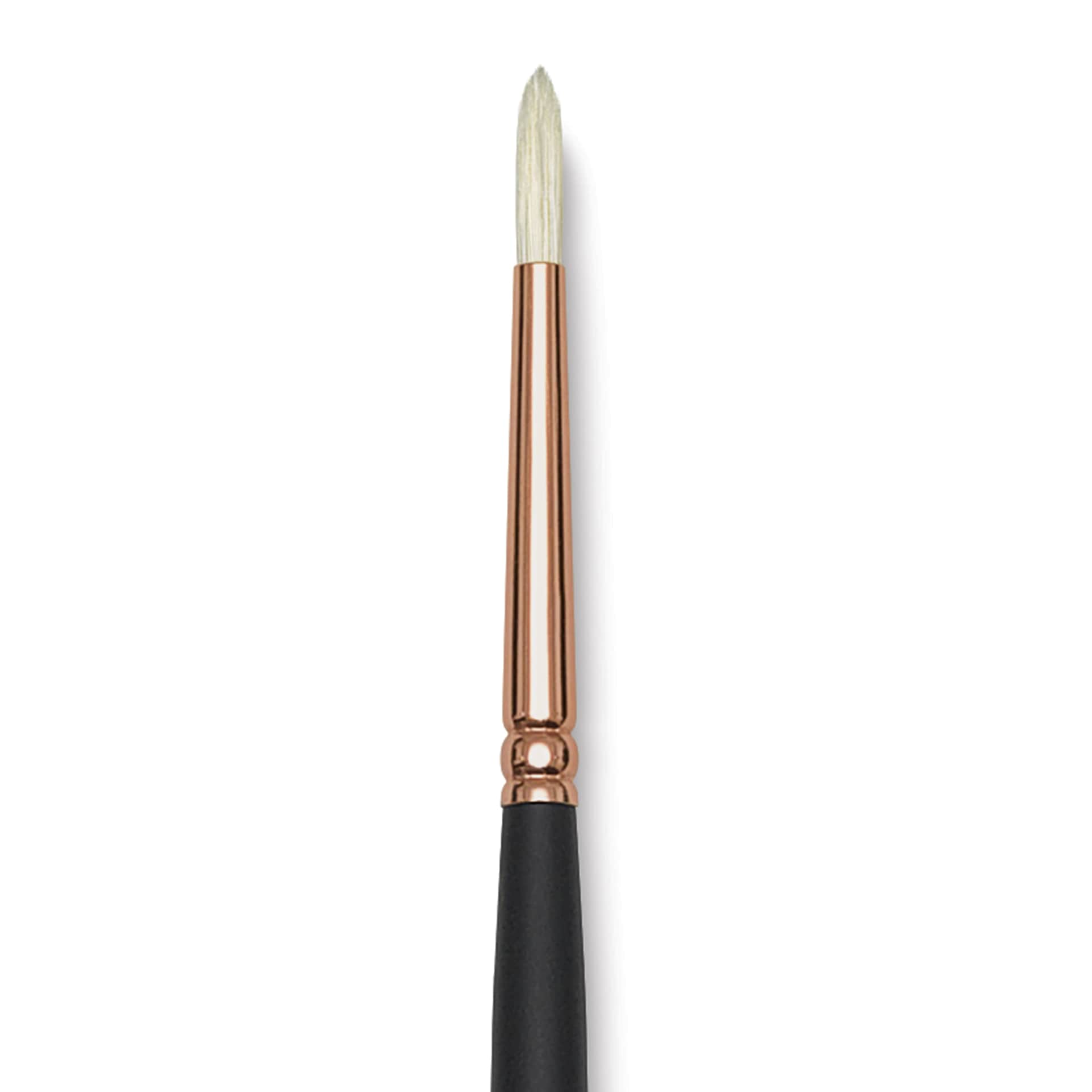 Blick Masterstroke Interlocking Bristle Brush - Round, Long Handle, Size 1