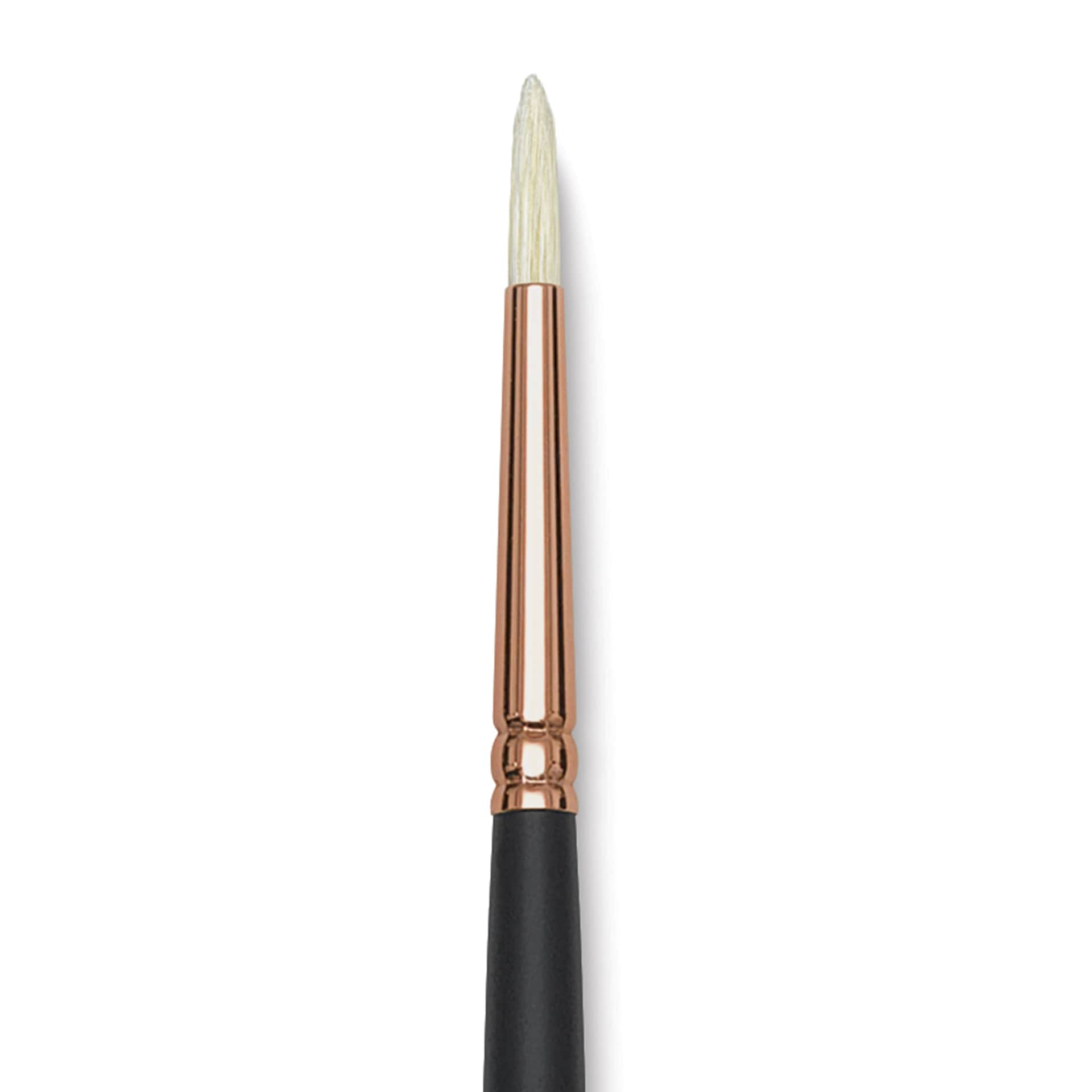 Blick Masterstroke Interlocking Bristle Brush - Round, Long Handle, Size 2