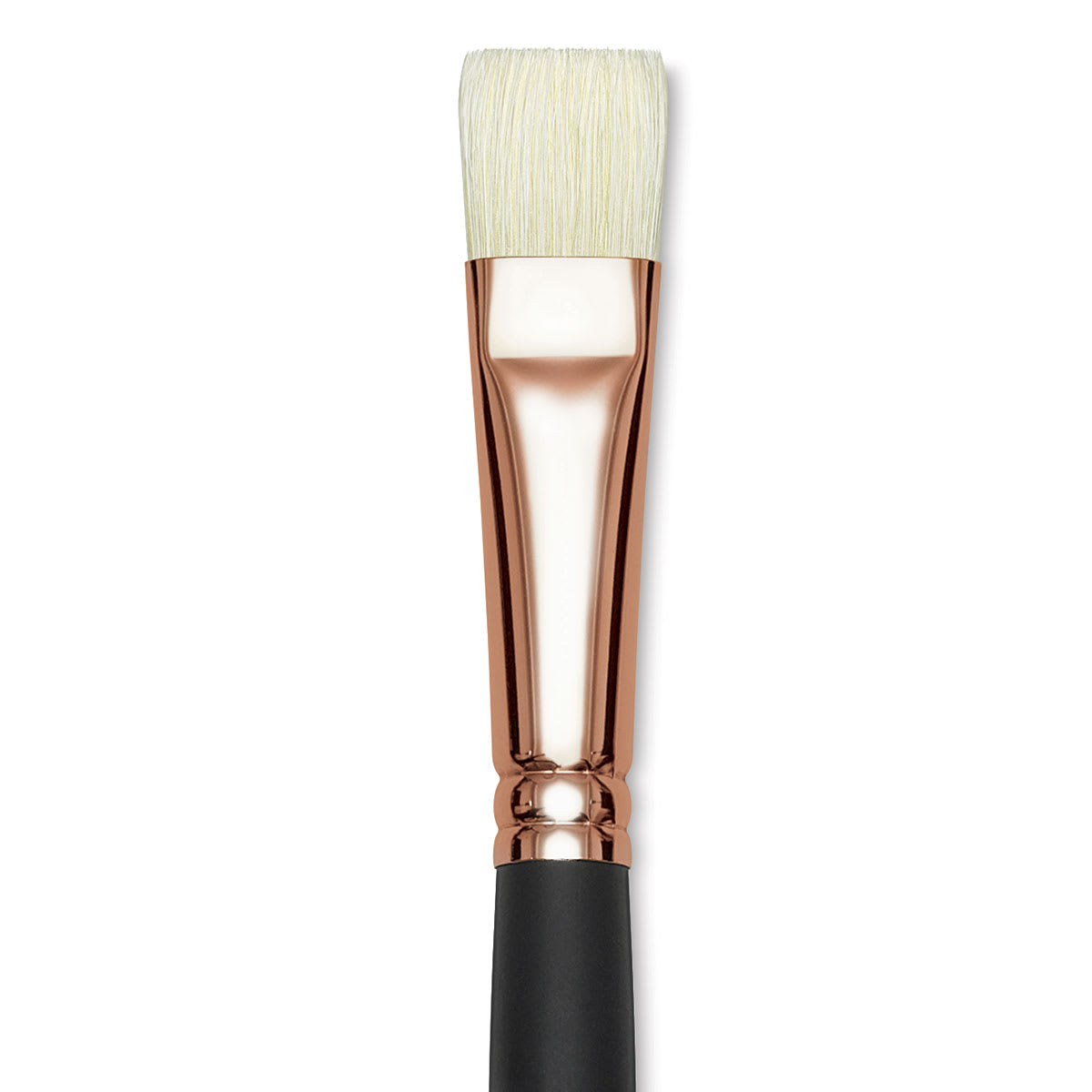 Blick Masterstroke Interlocking Bristle Brush - Bright, Long Handle, Size 10 close up