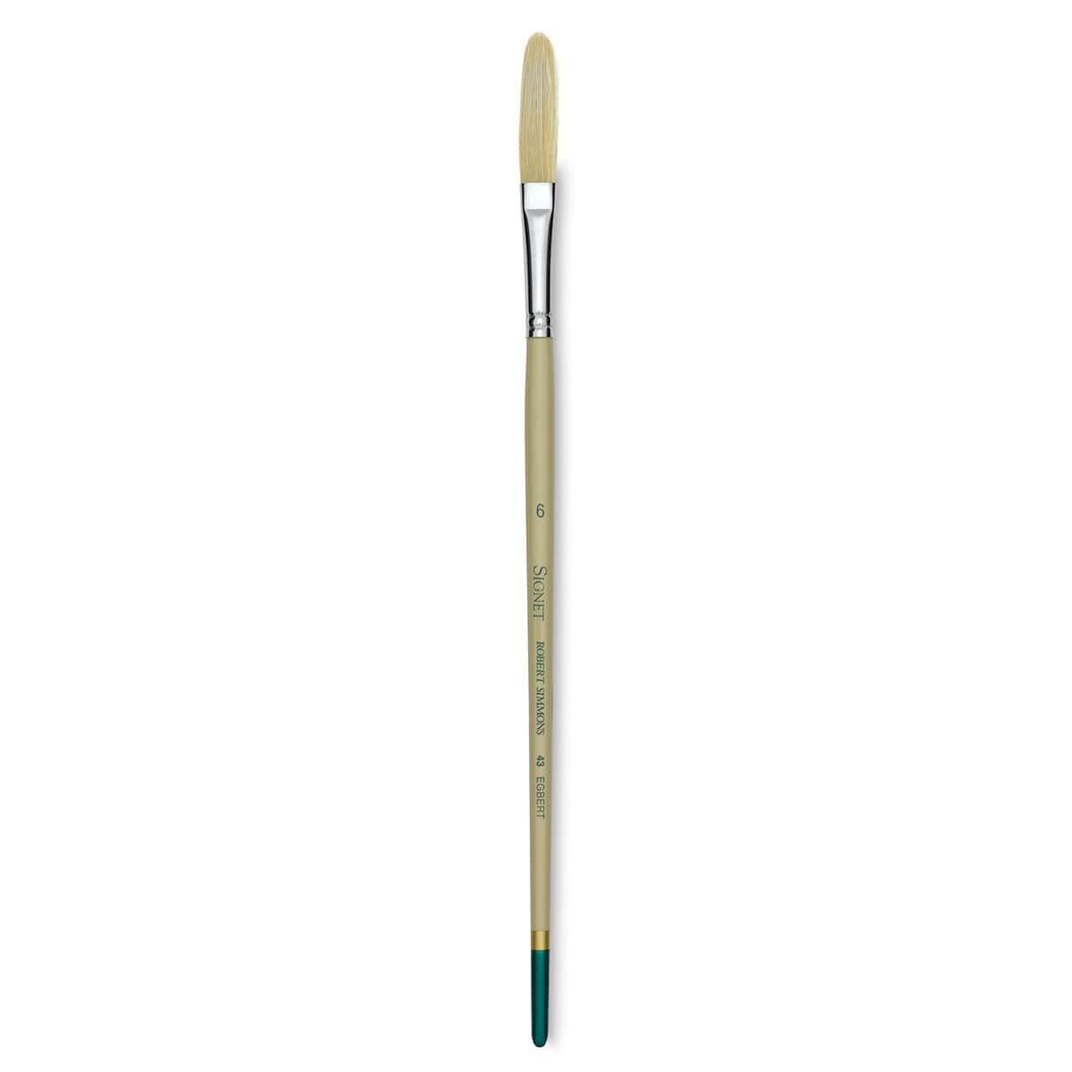 Robert Simmons Signet Brushes - Egbert, Long Handle, Size 6