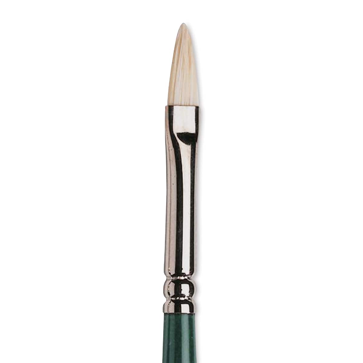 Winsor & Newton Winton Hog Bristle Brush - Filbert, Long Handle, Size 1