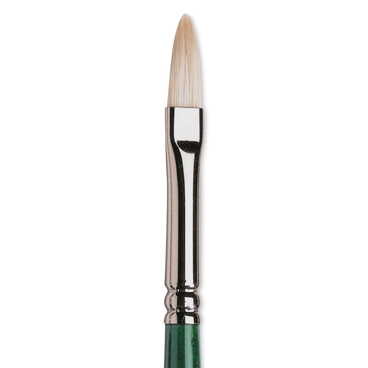 Winsor & Newton Winton Hog Bristle Brush - Filbert, Long Handle, Size 3