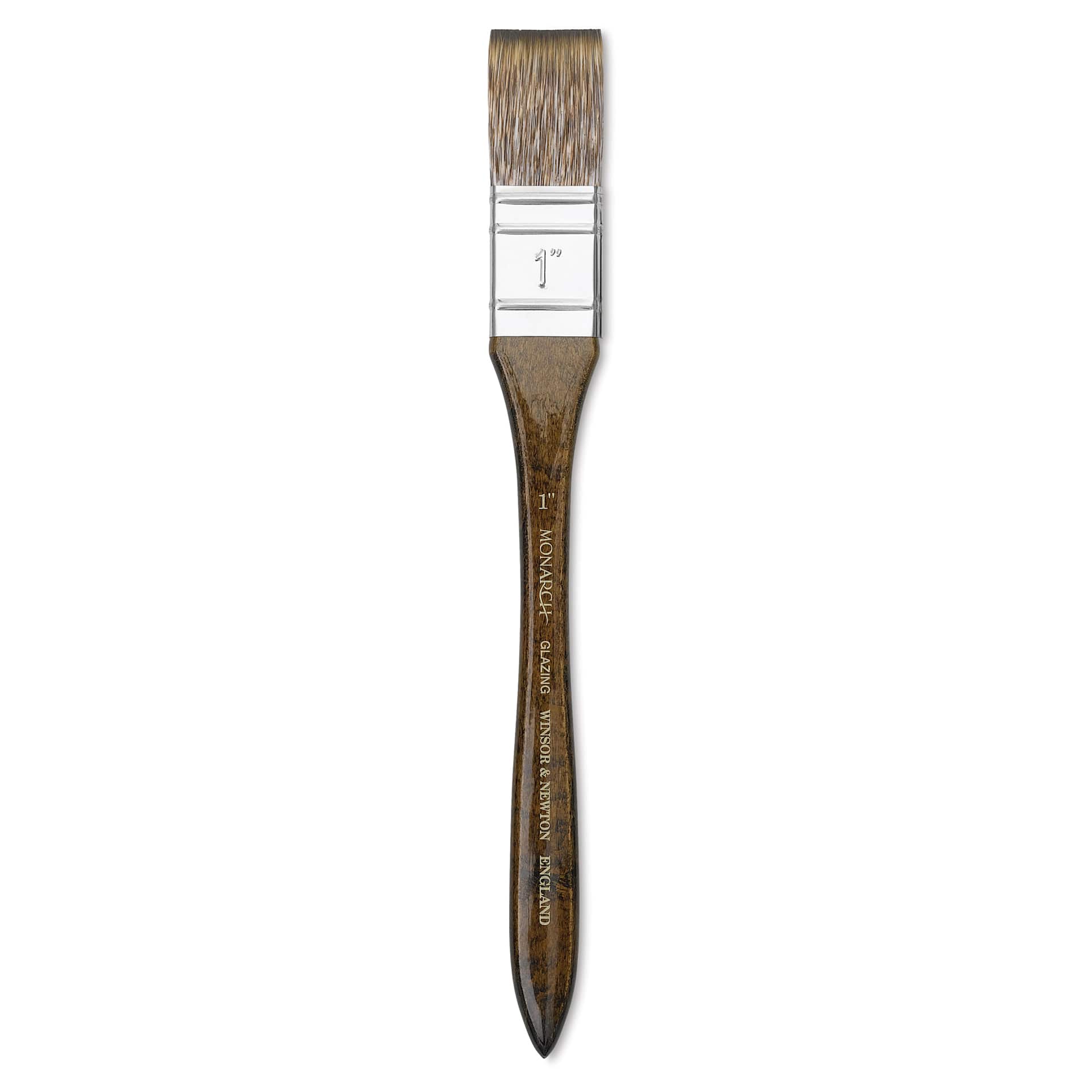 Winsor & Newton Monarch Mongoose Brush - Glazing, Short Handle, 1"