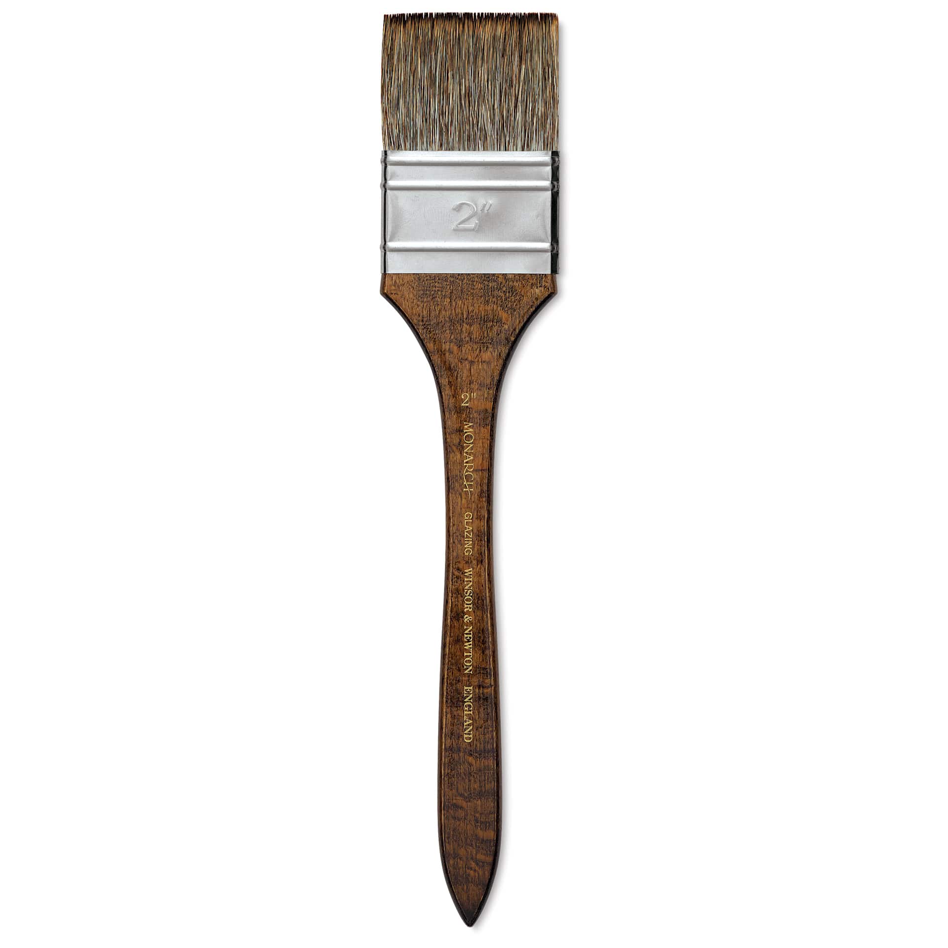 Winsor & Newton Monarch Mongoose Brush - Glazing, Long Handle, 2"