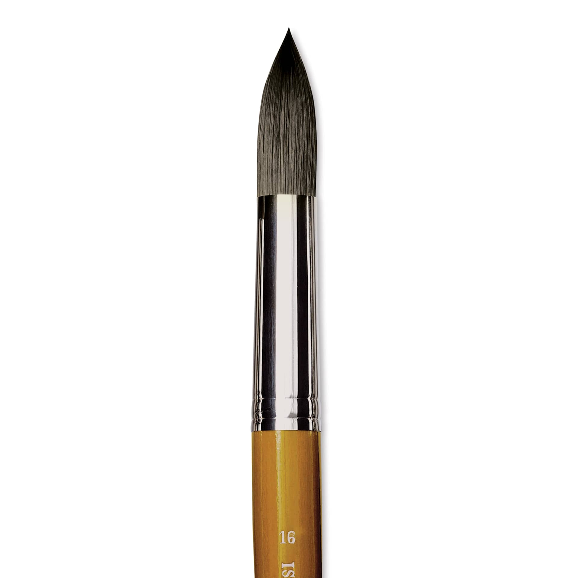 Isabey Isacryl Brush - Round, Long Handle, Size 16