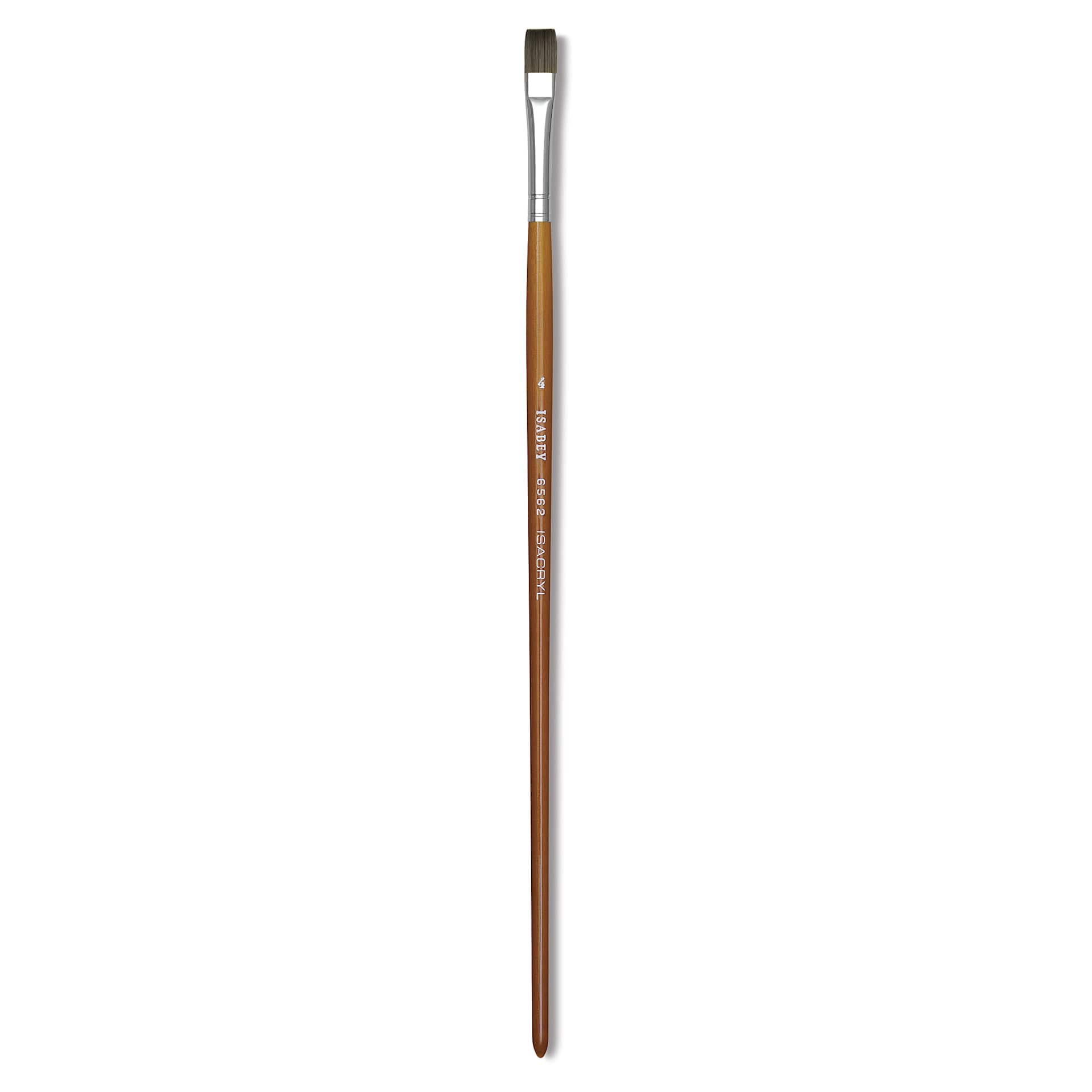Isabey Isacryl Brush - Bright, Long Handle, Size 4