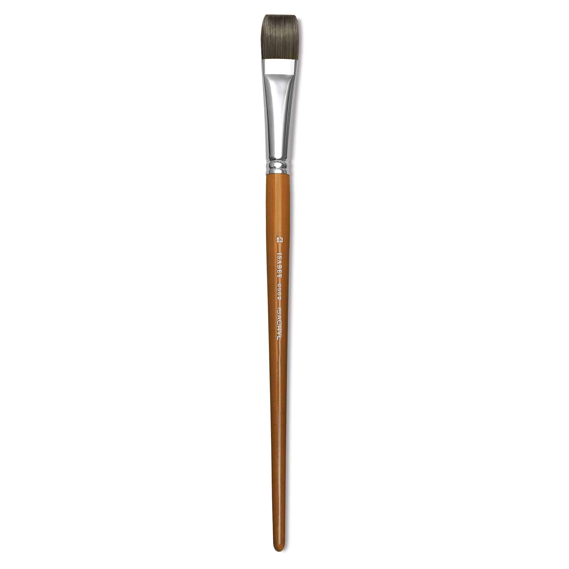 Isabey Isacryl Brush - Bright, Long Handle, Size 12