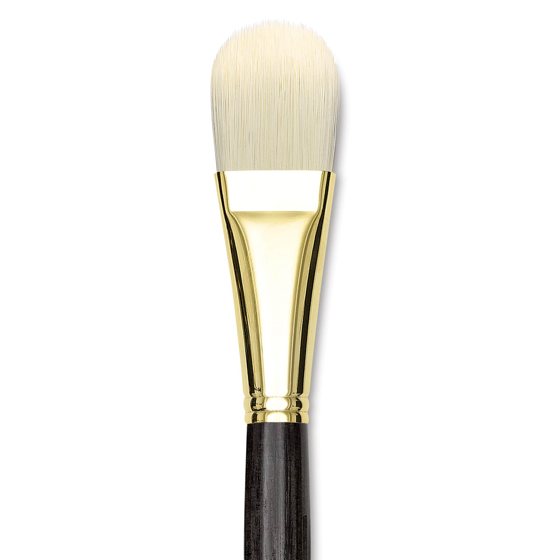 Princeton Series 6300 Dakota Synthetic Bristle Brush - Filbert, Long Handle, Size 16, close up