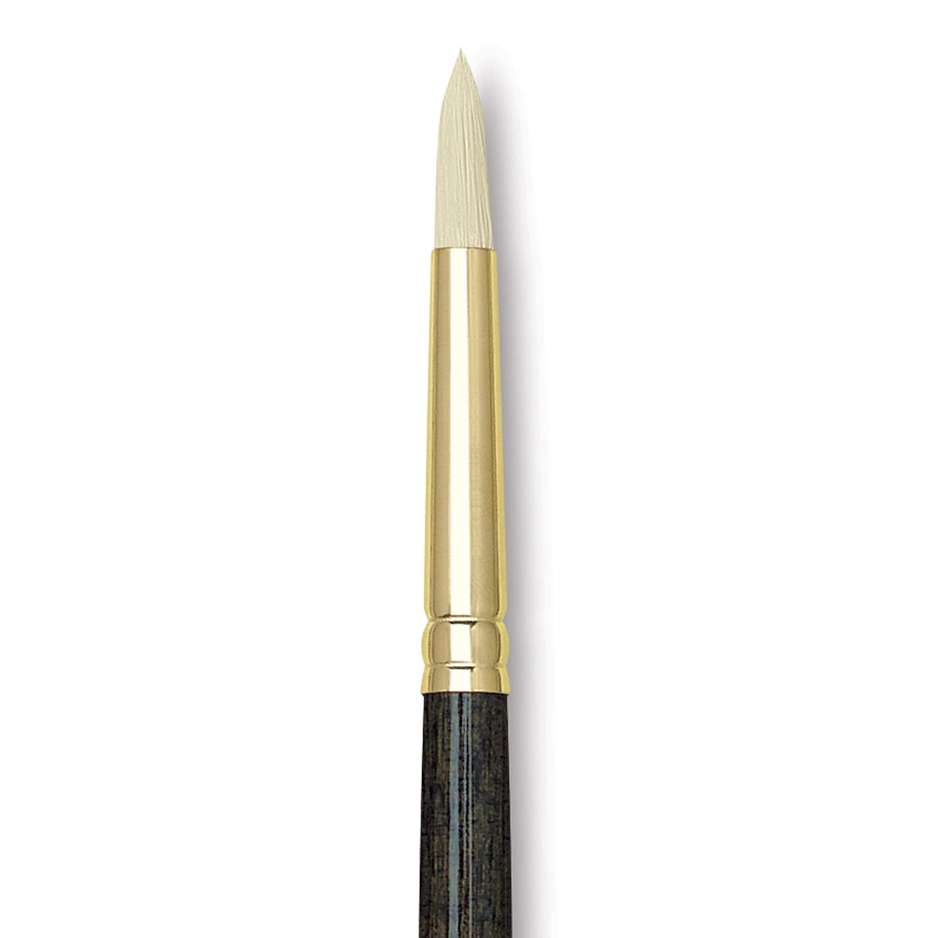 Princeton Series 6300 Dakota Synthetic Bristle Brush - Round, Long Handle, Size 2
