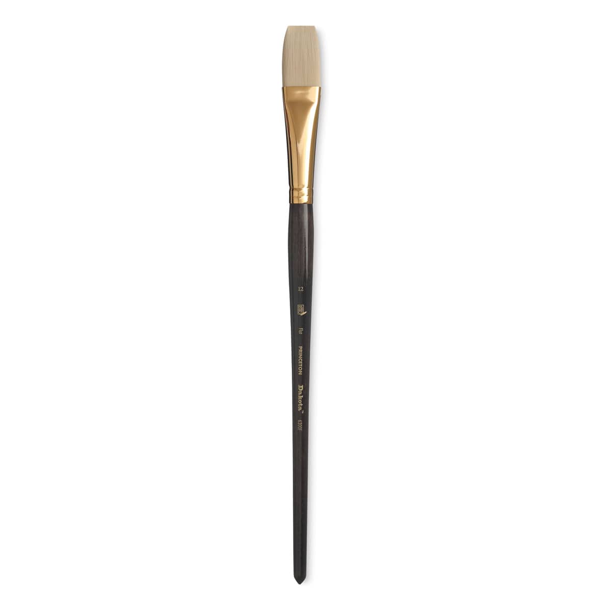 Princeton Series 6300 Dakota Synthetic Bristle Brush - Flat, Long Handle, Size 12
