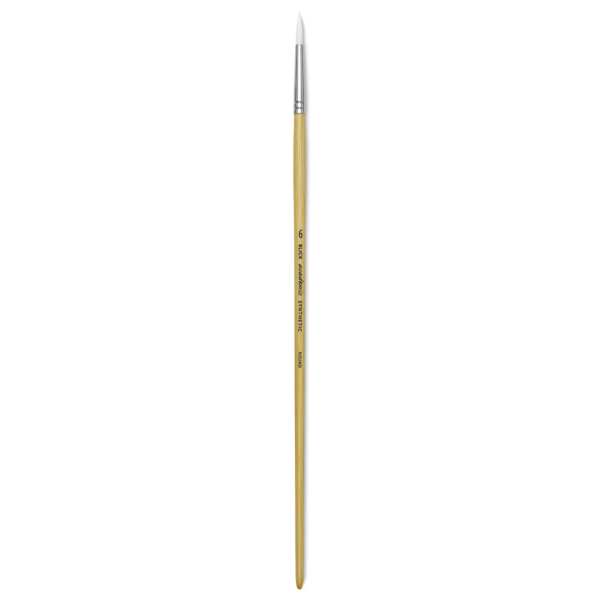 Blick Academic White Synthetic Brush - Round, Size 6