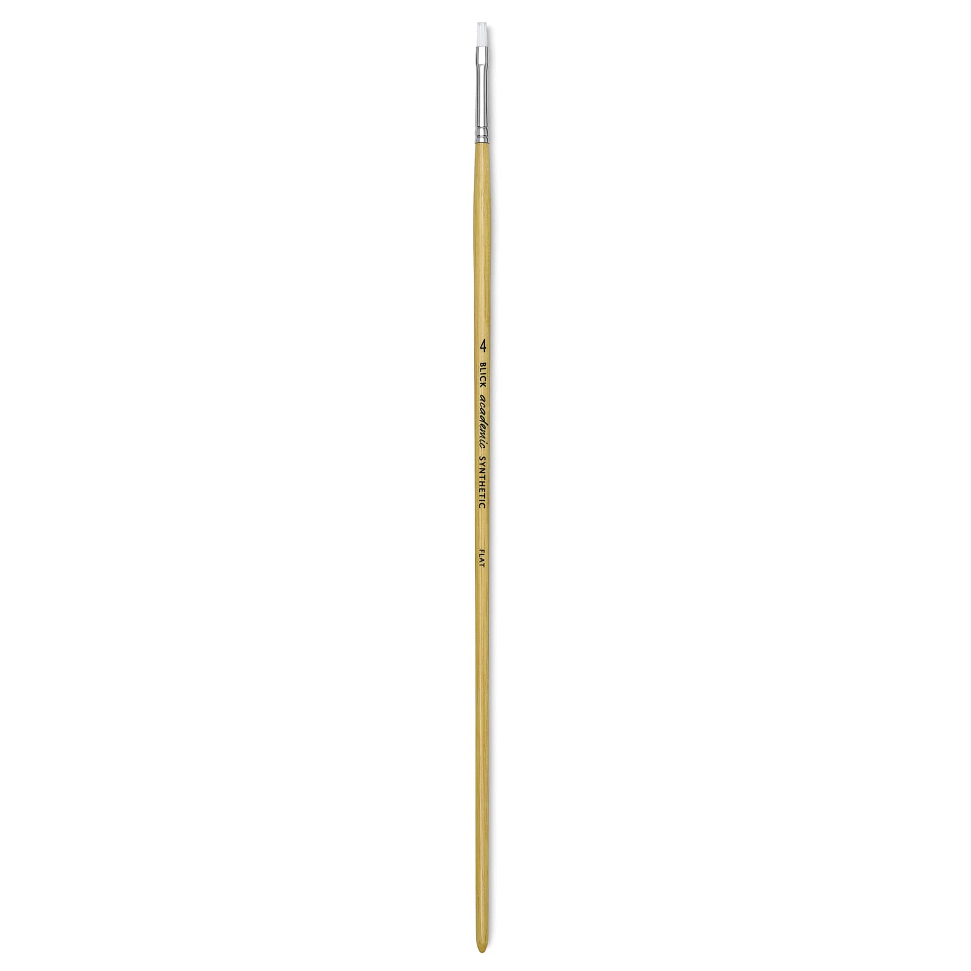 Blick Academic White Synthetic Brush - Flat, Size 4