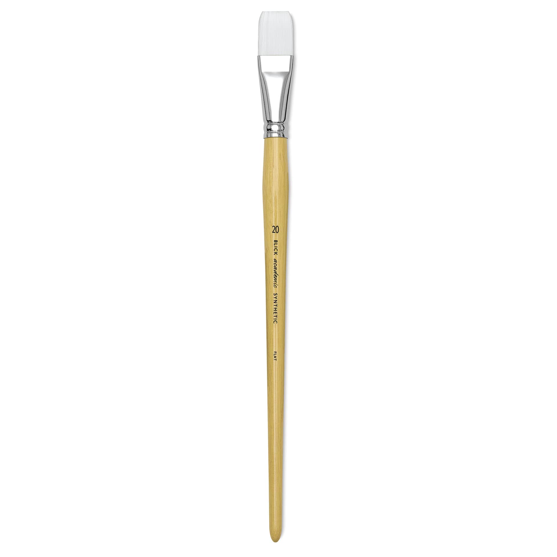 Blick Academic White Synthetic Brush - Flat, Size 20