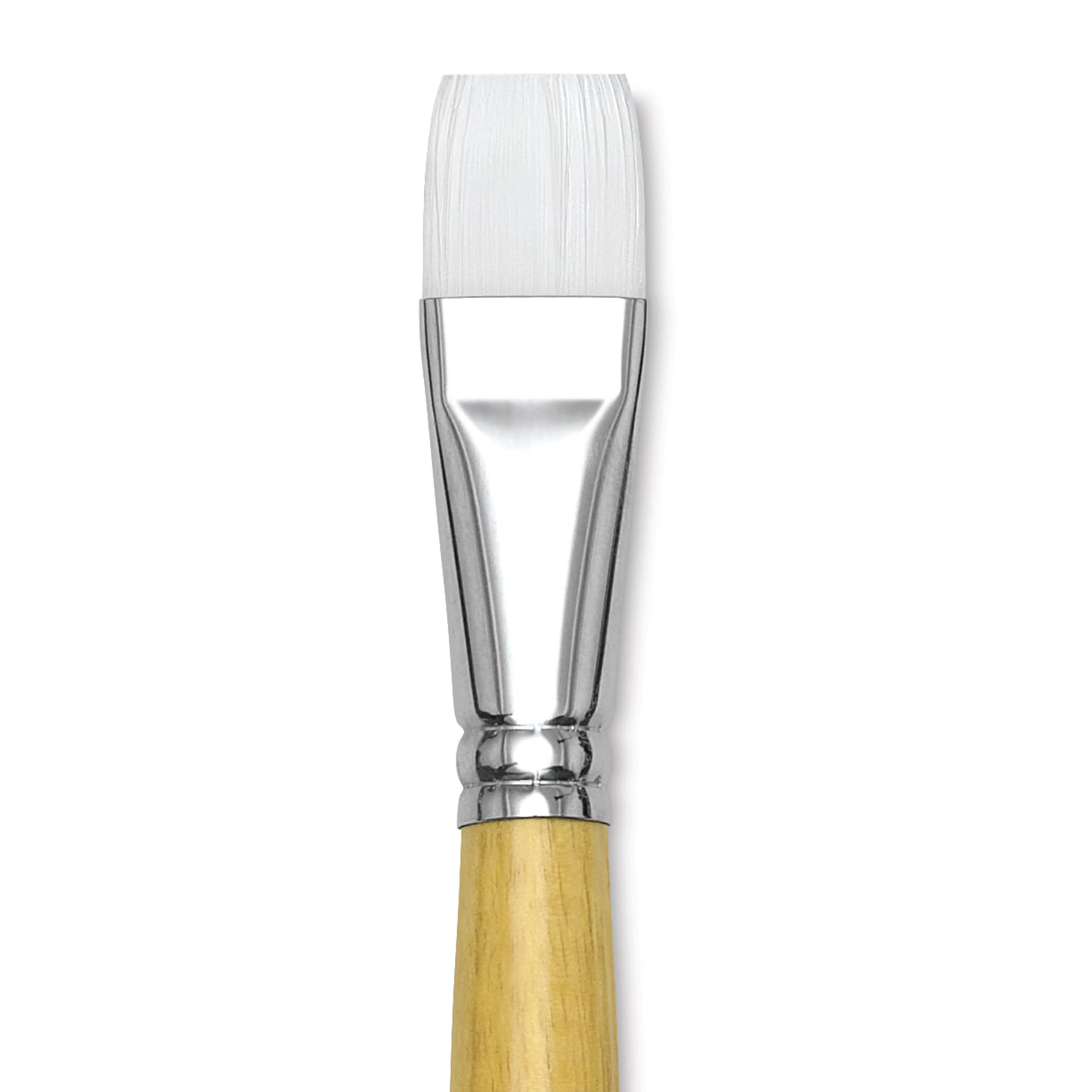 Blick Academic White Synthetic Brush - Bright, Size 20, close-up