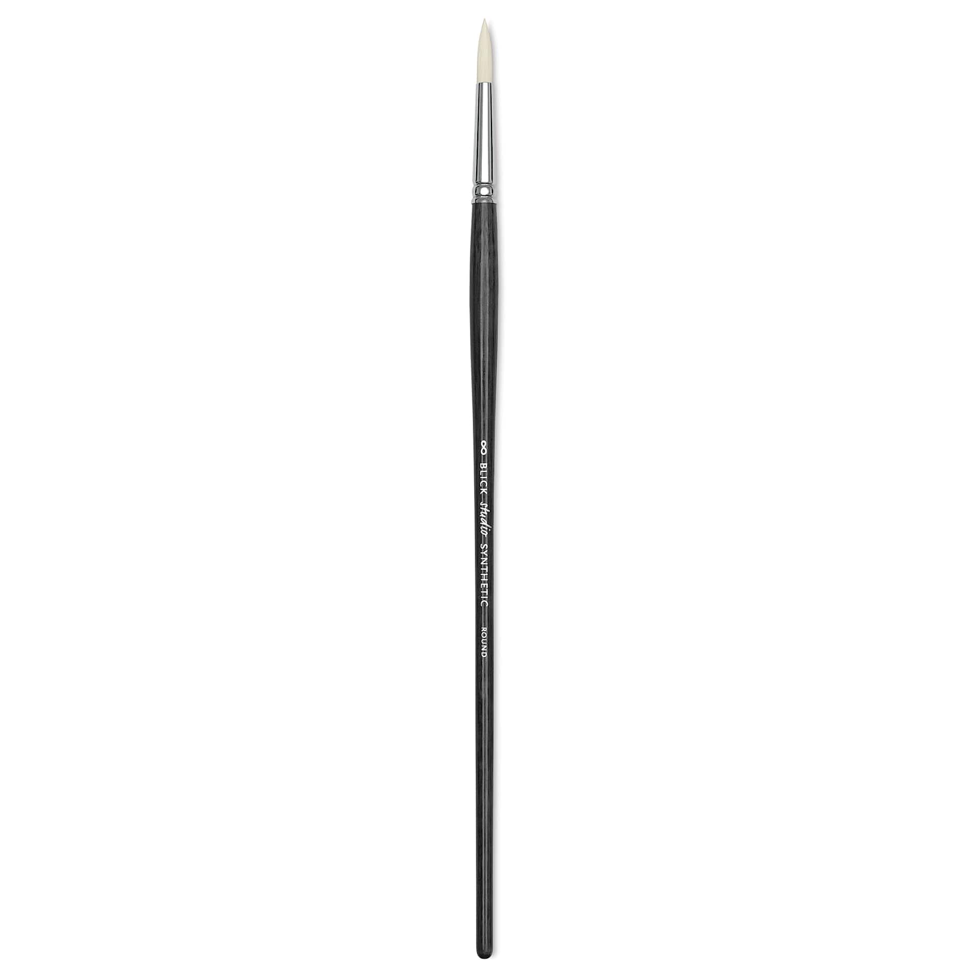 Blick Studio Synthetic Brush - Round, Long Handle, Size 8