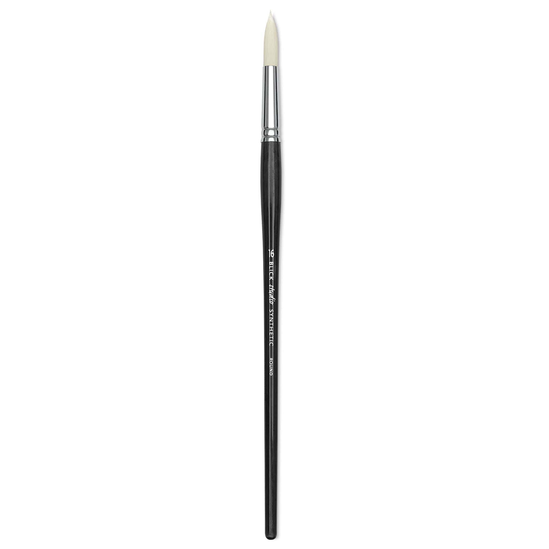 Blick Studio Synthetic Brush - Round, Long Handle, Size 16
