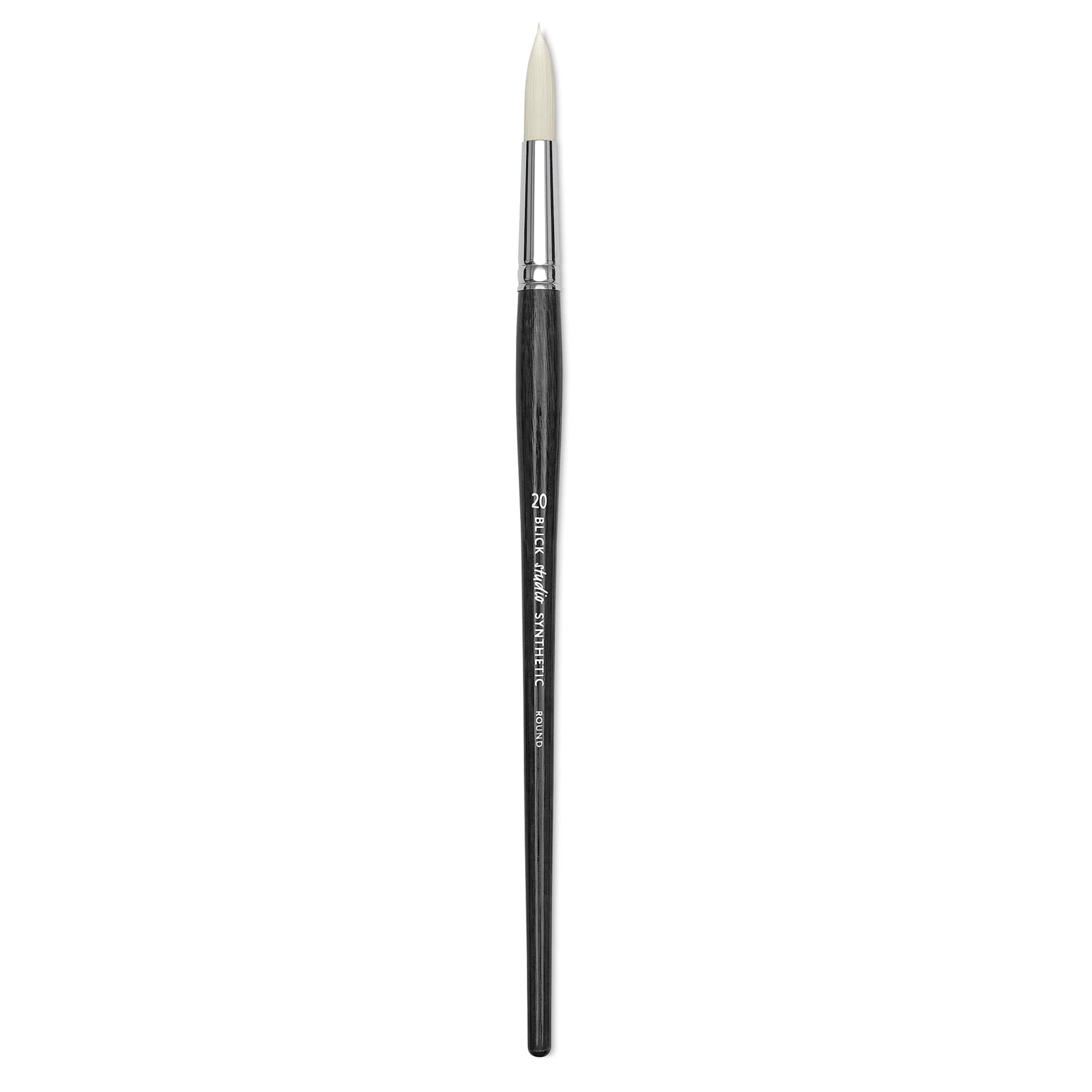 Blick Studio Synthetic Brush - Round, Long Handle, Size 20