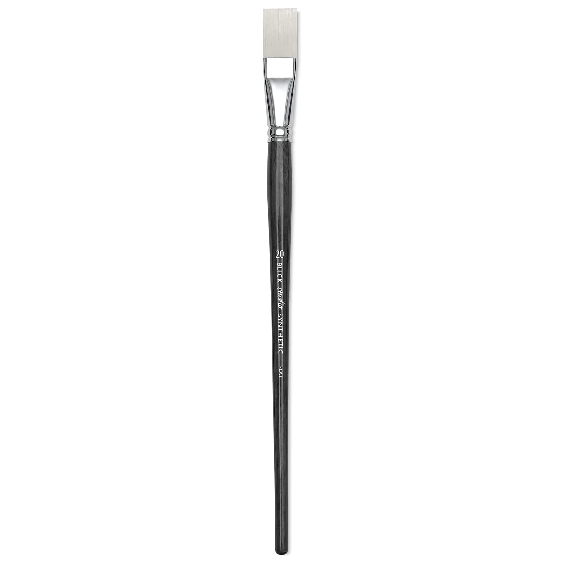 Blick Studio Synthetic Brush - Flat, Long Handle, Size 20
